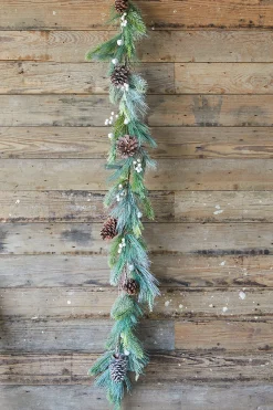 Decorator's Warehouse Christmas Garlands^6’ Pine Berry Bell Garland