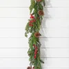 Decorator's Warehouse Christmas Garlands^48" Pine Juniper Berry Garland