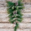 Decorator's Warehouse Christmas Teardrops^28” Pine Teardrop With Frosted Cone