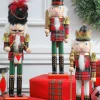 Decorator's Warehouse Christmas Accents^15” Plaid Christmas Nutcracker