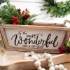 Decorator's Warehouse Christmas Accents^16” Planter - It’s The Most Wonderful Time Of The Year