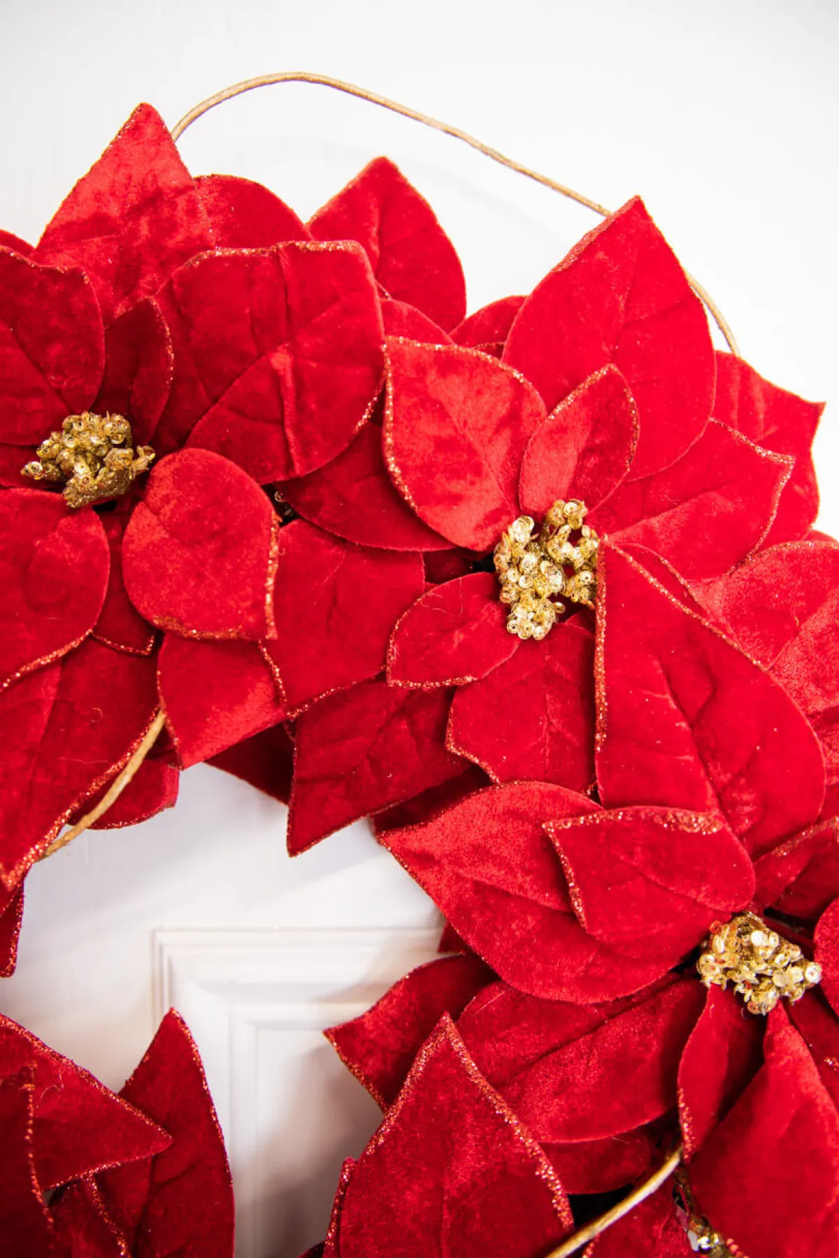 Decorator's Warehouse Christmas Wreaths^21” Poinsettia Wreath