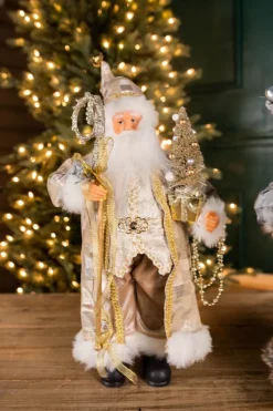 Decorator's Warehouse Christmas Accents^18” Polyester Holiday Santa