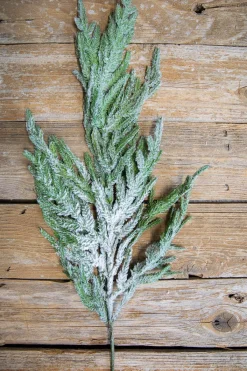 Decorator's Warehouse Natural Greenery^38” Real Touch Flocked Norfolk Spray