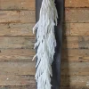 Decorator's Warehouse Christmas Garlands|Natural Greenery^48” Real Touch Flocked White Norfolk Garland