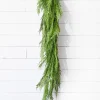 Decorator's Warehouse Christmas Garlands|Natural Greenery^48" Real Touch Lebanon Cedar Dripping Garland