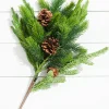 Decorator's Warehouse Natural Greenery^24” Real Touch Norfolk Spruce Juniper Spray