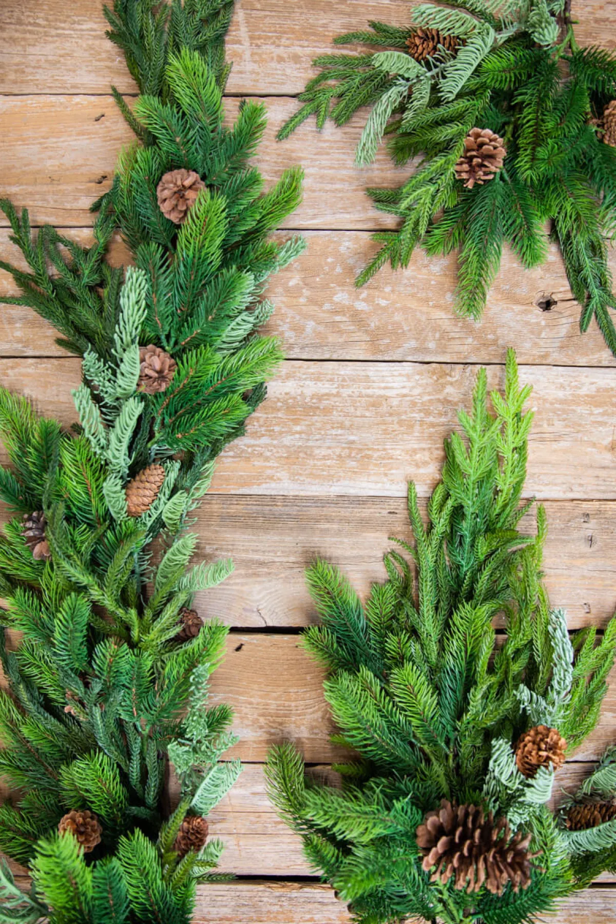 Decorator's Warehouse Natural Greenery^24” Real Touch Norfolk Spruce Juniper Spray
