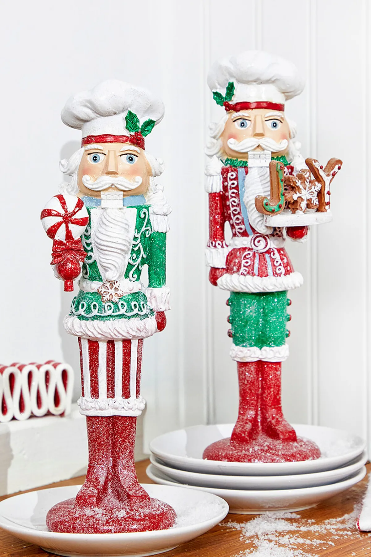 Decorator's Warehouse Christmas Accents^11.5" Resin Candy Nutcracker