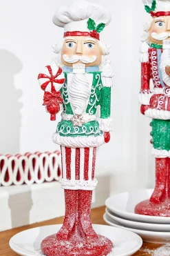 Decorator's Warehouse Christmas Accents^11.5" Resin Candy Nutcracker