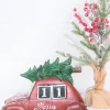 Decorator's Warehouse Christmas Accents^11.5” Resin Countdown Calendar Holiday Truck With Christmas Tree