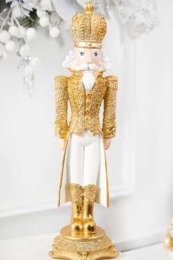 Decorator's Warehouse Christmas Accents^18" Resin Diamond Opulent Nutcracker