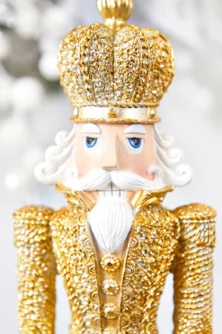 Decorator's Warehouse Christmas Accents^18" Resin Diamond Opulent Nutcracker