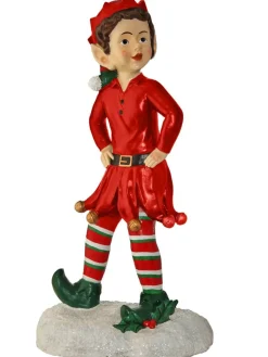 Decorator's Warehouse Christmas Resin^36" Resin Elf With Hands On Hip
