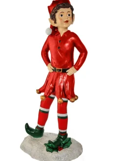 Decorator's Warehouse Christmas Resin^54" Resin Elf With Hands On Hip