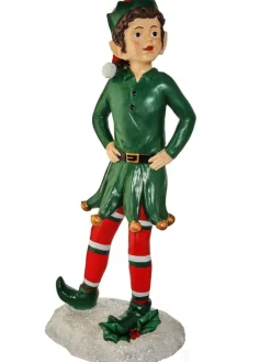 Decorator's Warehouse Christmas Resin^54" Resin Elf With Hands On Hip