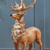 Decorator's Warehouse Christmas Accents^20" Resin Frosted Standing Reindeer