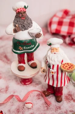 Decorator's Warehouse Christmas Accents^8" Resin Holiday Chef Santa
