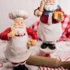 Decorator's Warehouse Christmas Accents^12" Resin Holiday Chef Santa