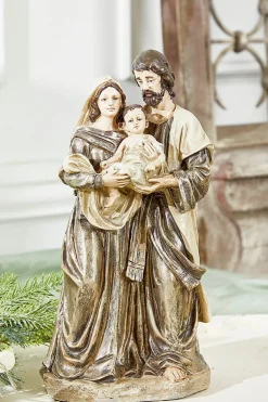 Decorator's Warehouse Christmas Accents^13” Resin Holy Family
