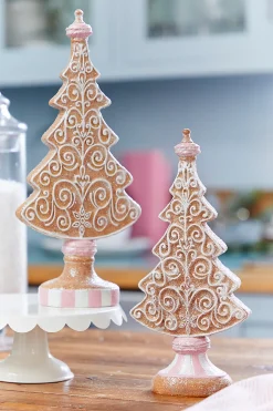 Decorator's Warehouse Christmas Accents^11" Resin Icing Gingerbread Tree
