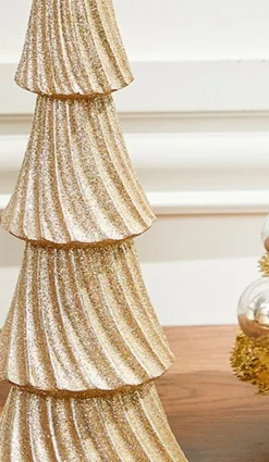 Decorator's Warehouse Christmas Accents^14" Resin Modern Tree