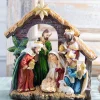 Decorator's Warehouse Christmas Accents^9" Resin Nativity Scene