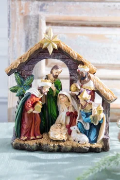 Decorator's Warehouse Christmas Accents^9" Resin Nativity Scene
