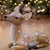 Decorator's Warehouse Christmas Resin|Christmas Accents^13" Resin Outdoor Laying Fawn Deer