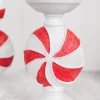 Decorator's Warehouse Christmas Accents^9” Resin Peppermint Candy Candle Holder