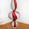 Decorator's Warehouse Christmas Accents^15" Resin Peppermint Finial