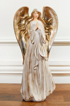 Decorator's Warehouse Christmas Accents^20" Resin Praying Flowing Angel