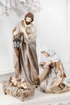 Decorator's Warehouse Christmas Accents^7-16" Resin Renaissance Holy Family - Set Of 3