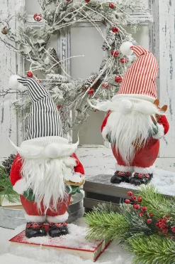 Decorator's Warehouse Christmas Accents^13” Resin Santa Gnome Figurine