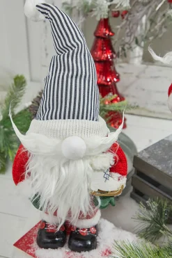 Decorator's Warehouse Christmas Accents^13” Resin Santa Gnome Figurine