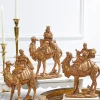 Decorator's Warehouse Christmas Accents^13" Resin Three Kings On Camels - Set Of 3