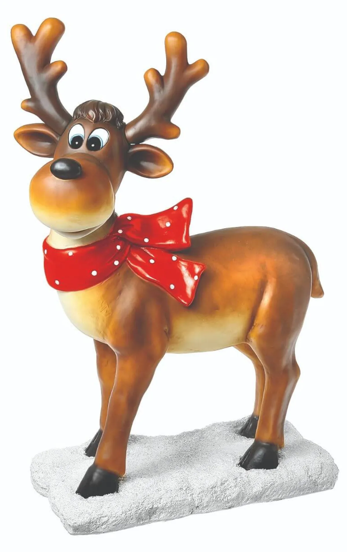 Decorator's Warehouse Christmas Resin^38" Resin Whimsical Standing Reindeer
