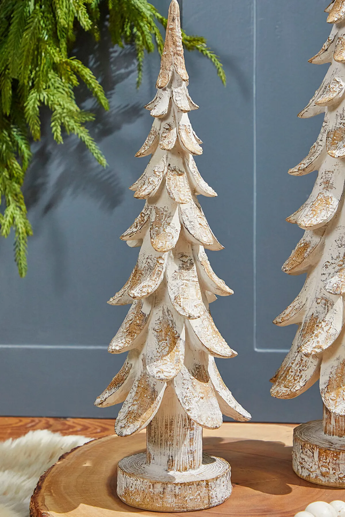 Decorator's Warehouse Christmas Accents^15" Resin Winter Forest Tree