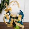 Decorator's Warehouse Christmas Accents^18” Santa Figure - Blue Coat