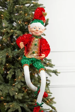 Decorator's Warehouse Christmas Accents^30" Sequin Bendable Elf