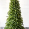 Decorator's Warehouse Christmas Trees|Christmas Trees^9' Slim Trinity Pine Artificial Christmas Tree With 1150 Color-Changing Lights