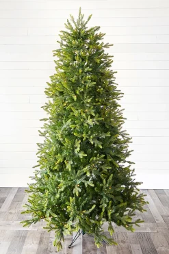 Decorator's Warehouse Christmas Trees|Christmas Trees^7.5' Slim Trinity Pine Artificial Christmas Tree With 700 Color-Changing Lights