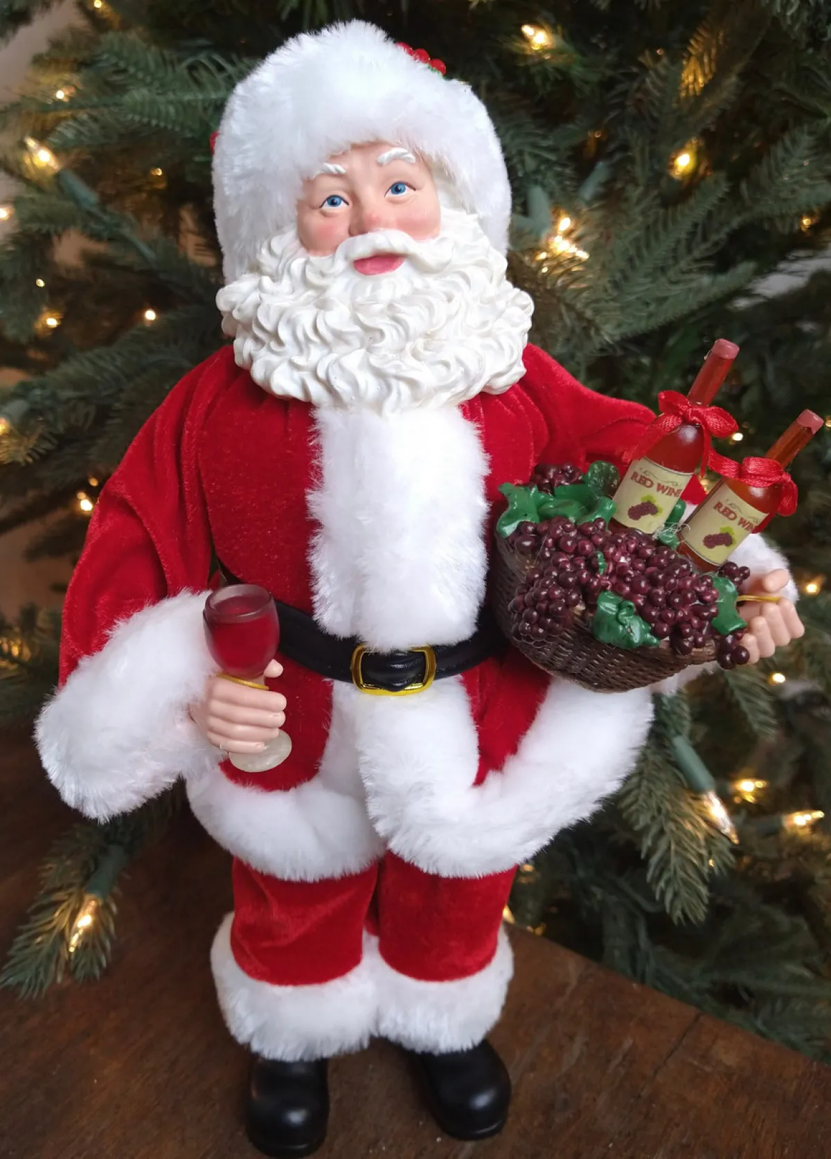 Decorator's Warehouse Christmas Accents^12” Standing Santa - The Nicholas Collection