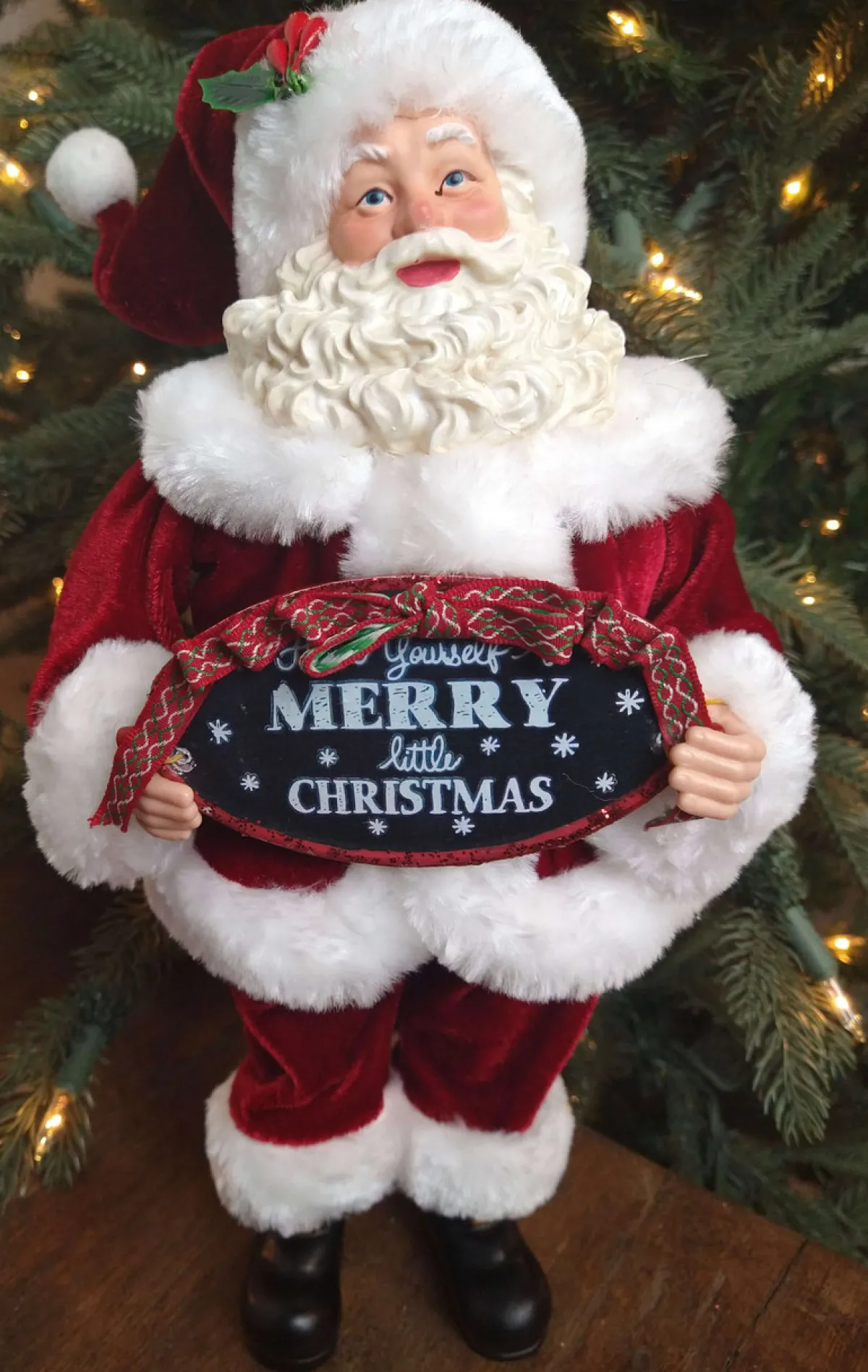 Decorator's Warehouse Christmas Accents^12” Standing Santa - The Nicholas Collection