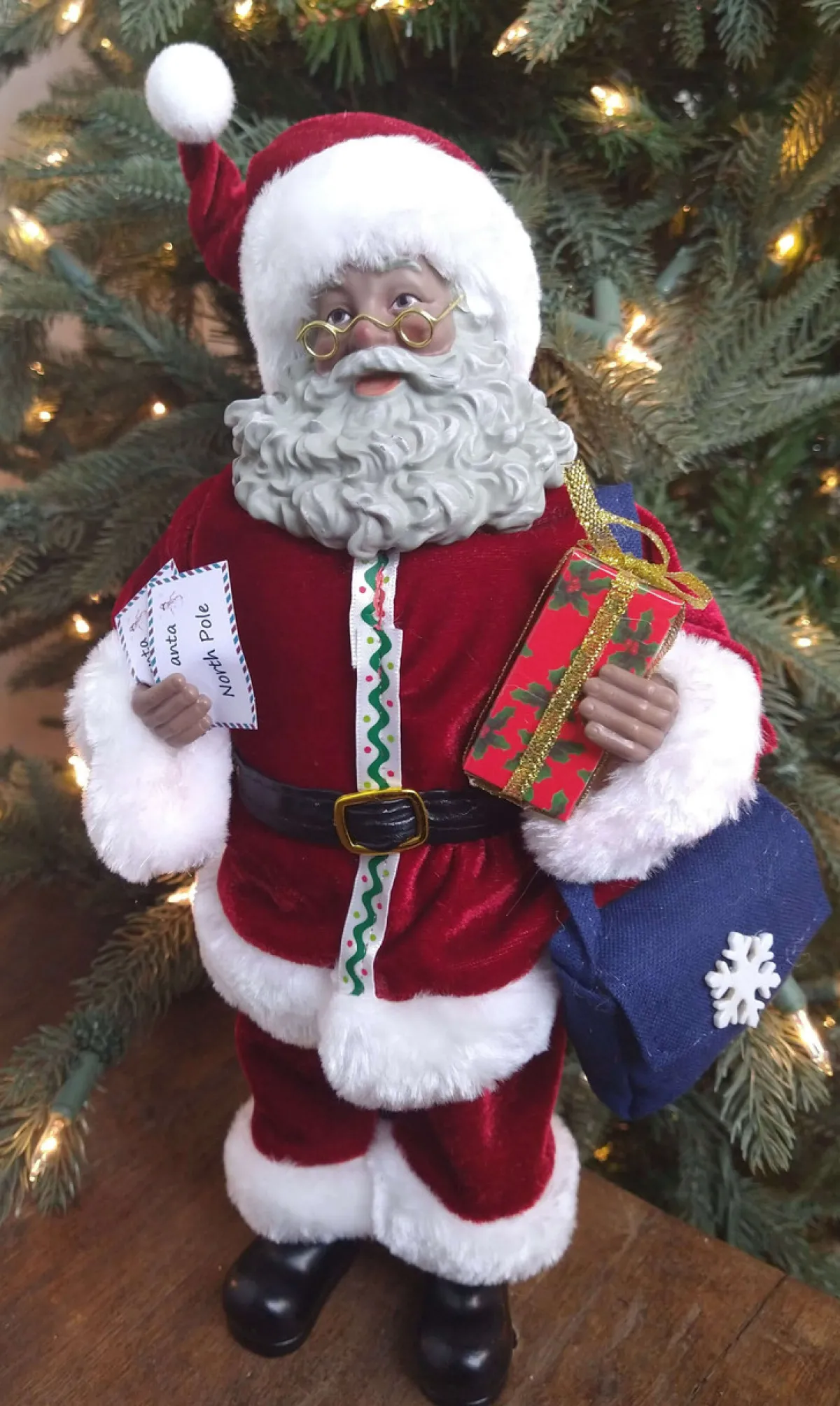 Decorator's Warehouse Christmas Accents^12” Standing Santa - The Nicholas Collection