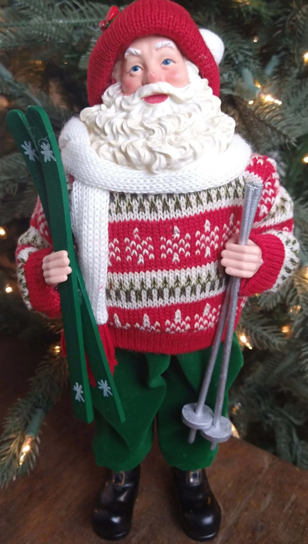 Decorator's Warehouse Christmas Accents^12” Standing Santa - The Nicholas Collection