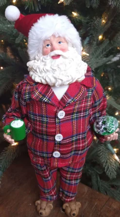 Decorator's Warehouse Christmas Accents^12” Standing Santa - The Nicholas Collection