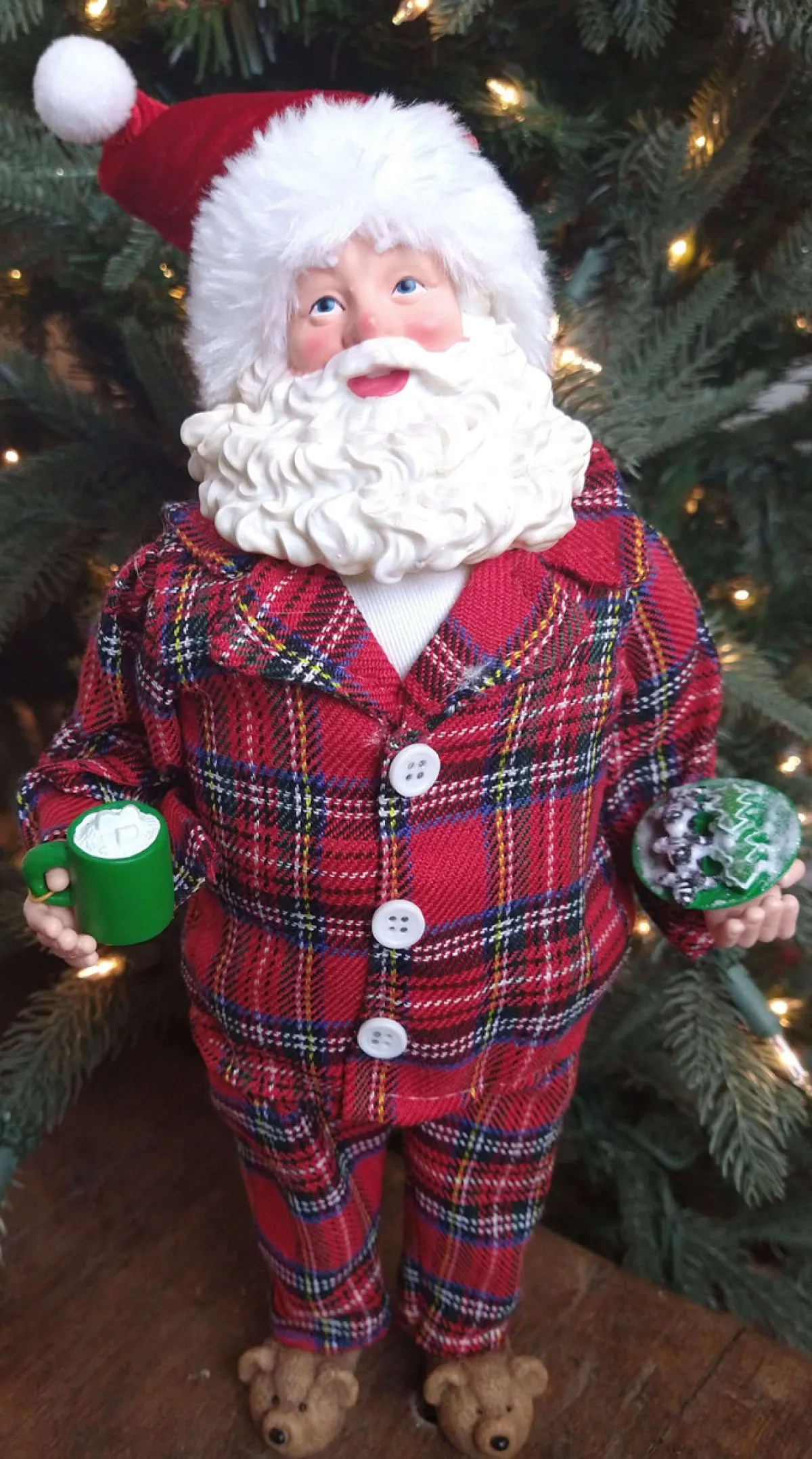 Decorator's Warehouse Christmas Accents^12” Standing Santa - The Nicholas Collection