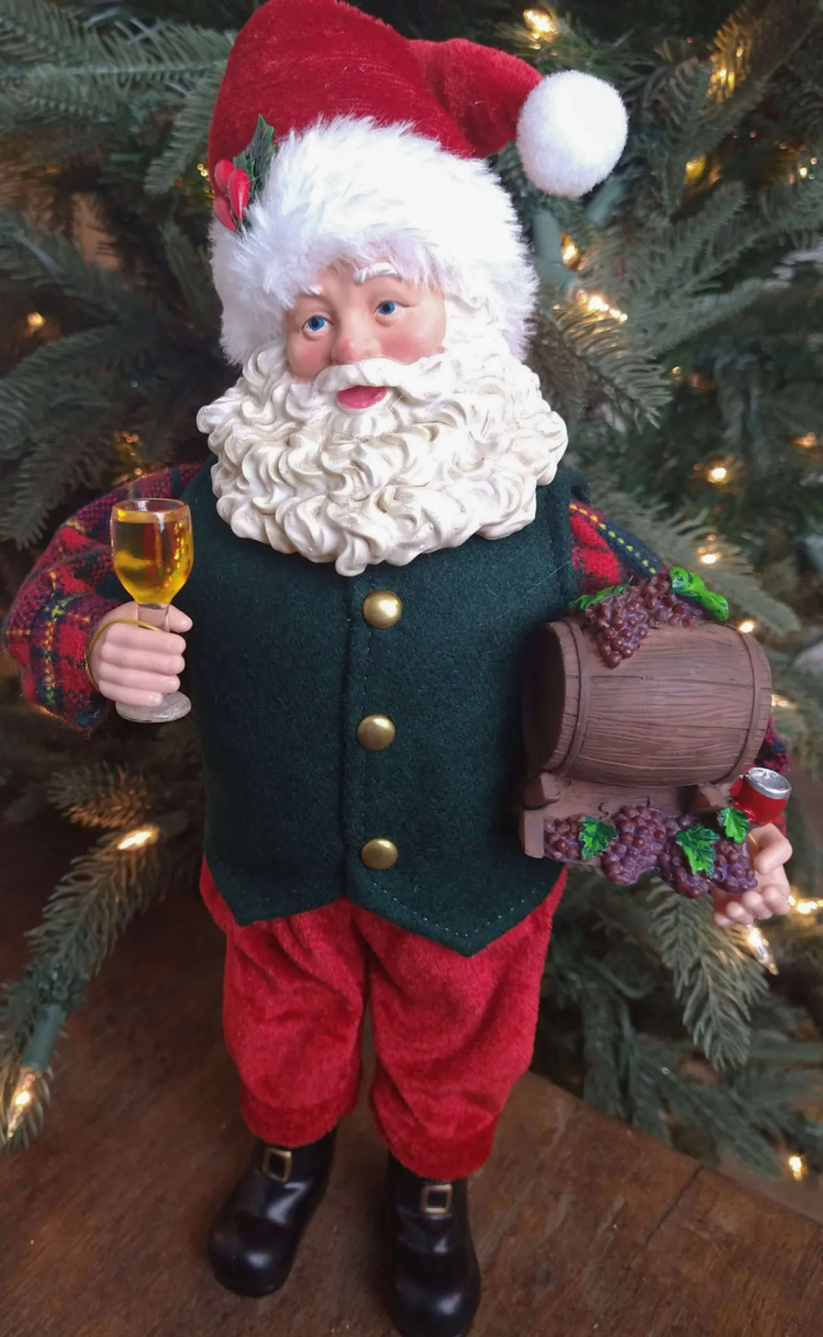 Decorator's Warehouse Christmas Accents^12” Standing Santa - The Nicholas Collection