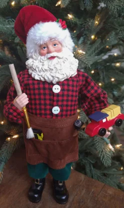 Decorator's Warehouse Christmas Accents^12” Standing Santa - The Nicholas Collection